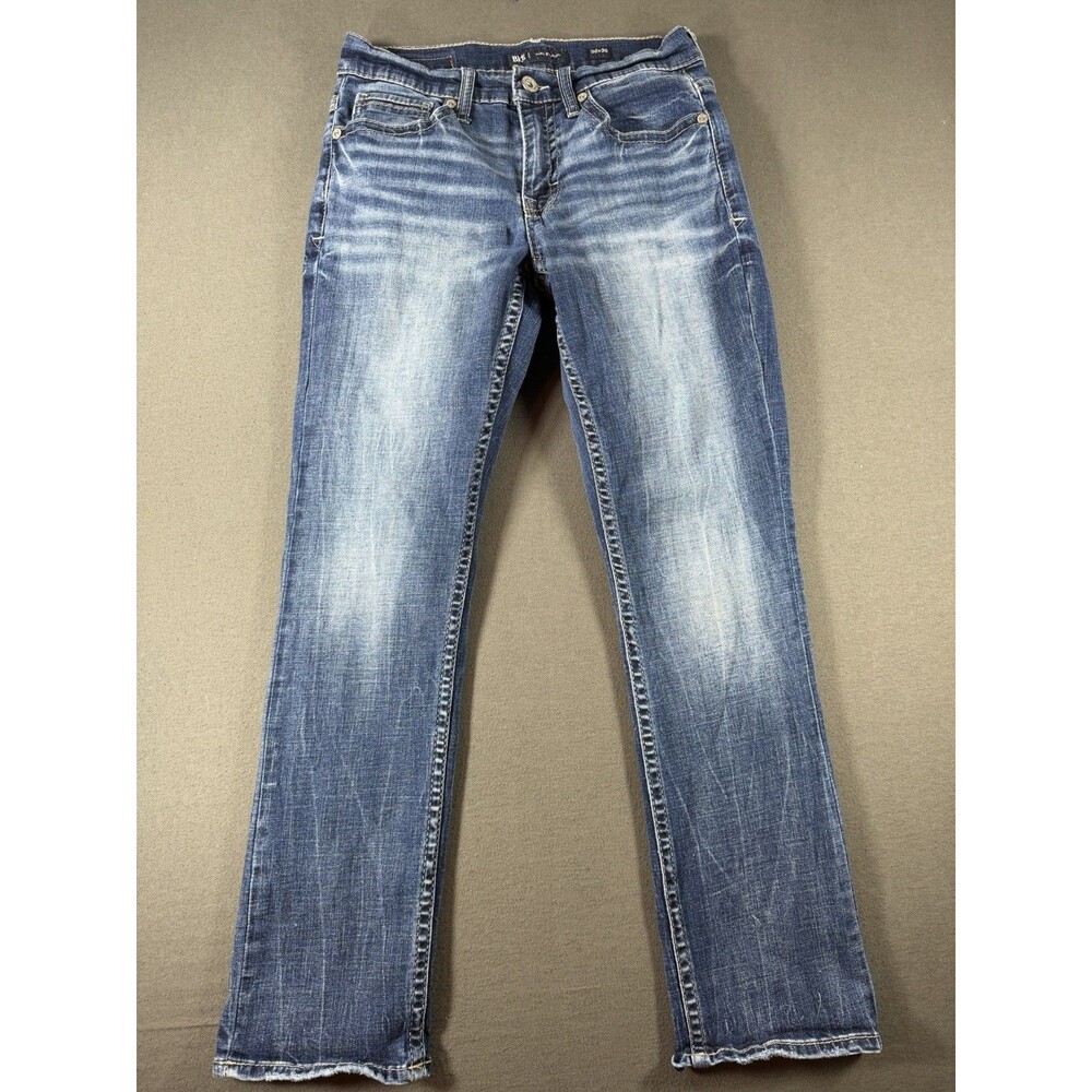 Buckle BKE Jake Straight Fit Jeans Mens 30x30 Stretch Denim Blue Pants Mallcore